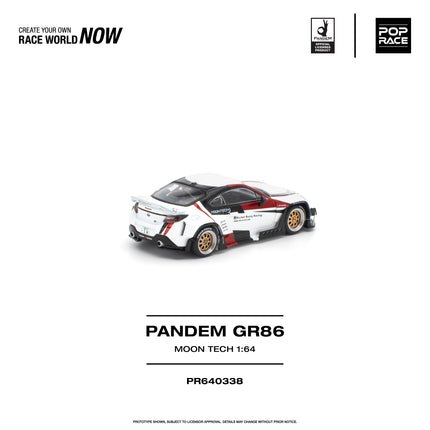 [Pre-Order] 1:64 POP Race PANDEM GR 86 MOONTECH PR640338 （9.10）
