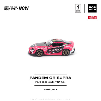 [Pre-Order] 1:64 POP Race PANDEM GR SUPRA FDJ2 VALENTINA PIAZ（9.29）