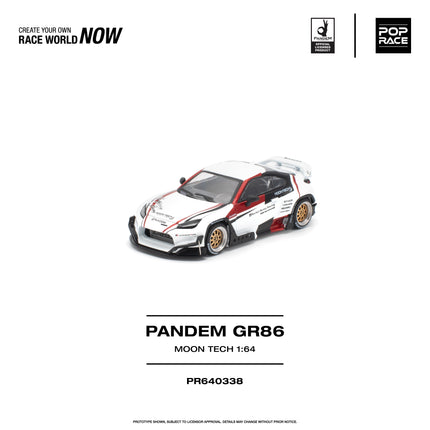 [Pre-Order] 1:64 POP Race PANDEM GR 86 MOONTECH PR640338 （9.10）