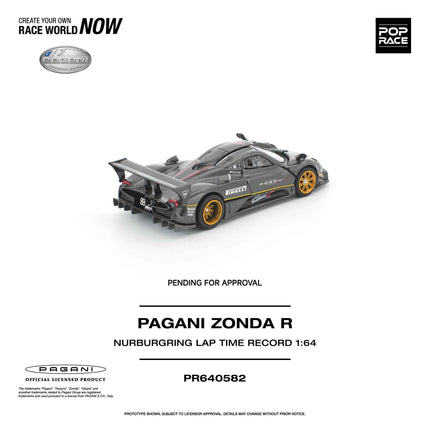 [預購] 1:64 POP Race 帕加尼 Zonda R 紐柏林賽道紀錄款