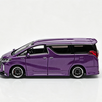 [Pre-Order] 1:64 MODEL MODEL Toyota Alphard customized Version Andrea Metallic Purple（8.14）