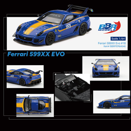 [Pre-Order] BBR Models Ferrari 599XX Evo #18（9.21）