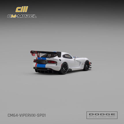 [Pre-Order]CM Model Dodge Viper VXI ACR White with blue and red stripes (9.25)