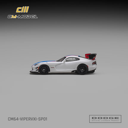 [Pre-Order]CM Model Dodge Viper VXI ACR White with blue and red stripes (9.25)