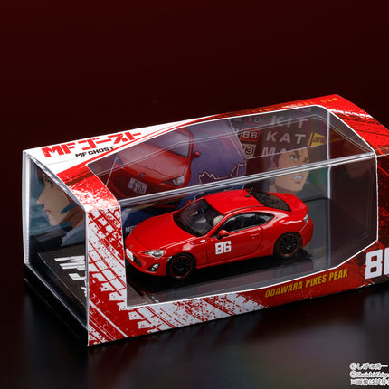 [Pre-Order] 1:64 Hobby Japan 1/64 Toyota 86 GT (ZN6) at Odawara Pikes Peak / MF GHOST – Kanata Katagiri