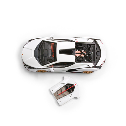 1/64 HH Collectibles Lamborghini Sian Fkp 37 (White)