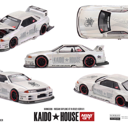 [Pre-Order]  1/64 Mini GT Nissan Skyline GT-R (R32) SERI V1