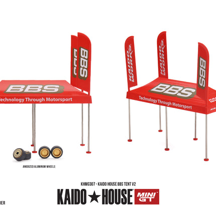 [Pre-Order]  1/64 Mini GT Kaido House BBS Tent V2