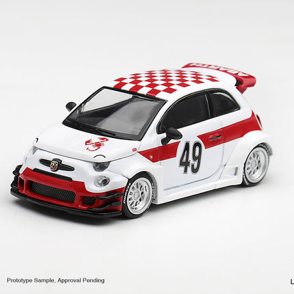[預購] 1/64 Mini GT Abarth 595 LB-WORKS x Abas Works 1000 TC Tribute