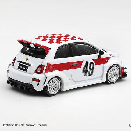 [預購] 1/64 Mini GT Abarth 595 LB-WORKS x Abas Works 1000 TC Tribute