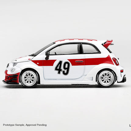 [預購] 1/64 Mini GT Abarth 595 LB-WORKS x Abas Works 1000 TC Tribute