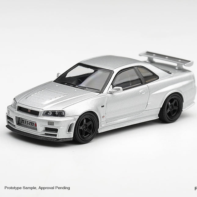 [預購] 1/64 Mini GT 日產 NISMO R34GT-R Z-tune Z-Tune 銀