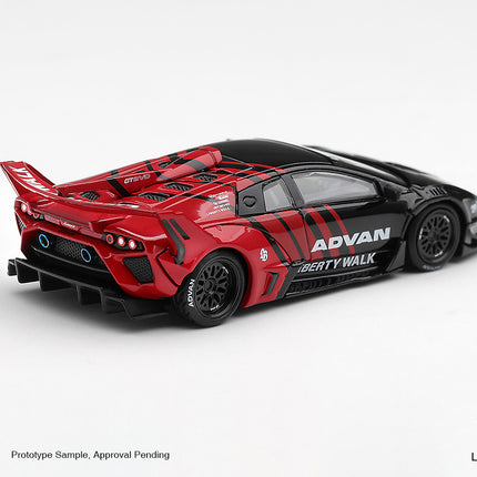 [Pre-Order]  1/64 Mini GT Lamborghini LB-Silhouette WORKS  MURCIELAGO GT Evo Advan