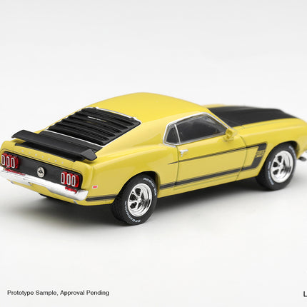 [Pre-Order]  1/64 Mini GT Ford Mustang Boss 302 1969 Bright Yellow  (8.3)