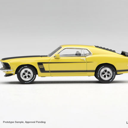 [Pre-Order]  1/64 Mini GT Ford Mustang Boss 302 1969 Bright Yellow  (8.3)