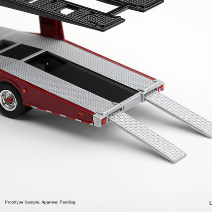 [Pre-Order]  1/64 Mini GT Scania 770S A6x4NA Car Transporter V8  50th anniversary + Car transporter Red（9.7）