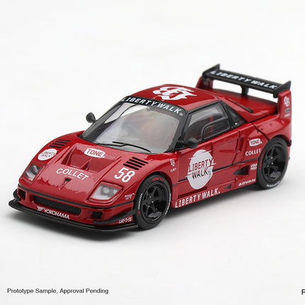 [Pre-Order]  1/64 Mini GT Mazda AZ-1 Liberty Walk LB40 LB-Hinomaru Red（8.18）