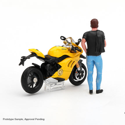 [Pre-Order]  1/64 Mini GT Ducati Panigale V4 S Giallo w/ figure（10.26）