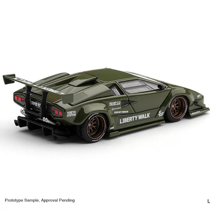 [Pre-Order]  1/64 Mini GT  Lamborghini Countach LB-WORKS Army Green（10.26）