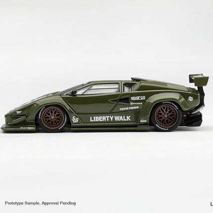 [Pre-Order]  1/64 Mini GT  Lamborghini Countach LB-WORKS Army Green（10.26）