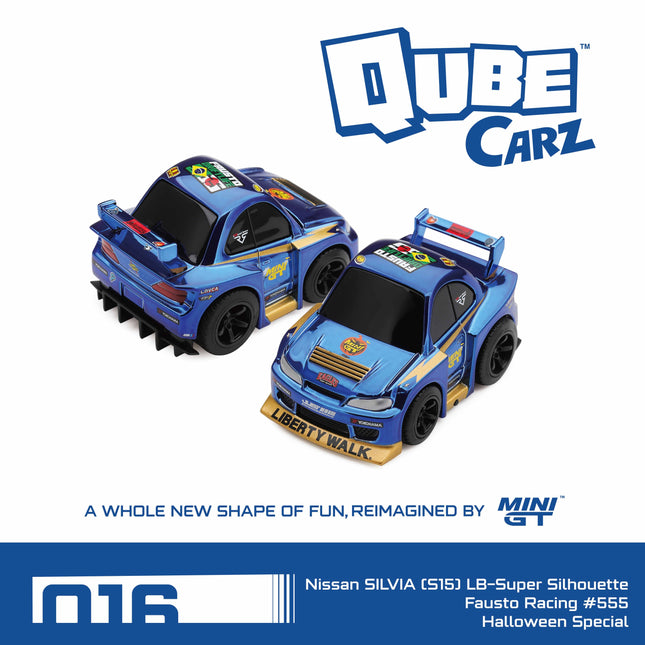 [Pre-Order]  1/64 Mini GT Nissan SILVIA (S15) LB-Super Silhouette Fausto Racing #555 Halloween Special（8.7）