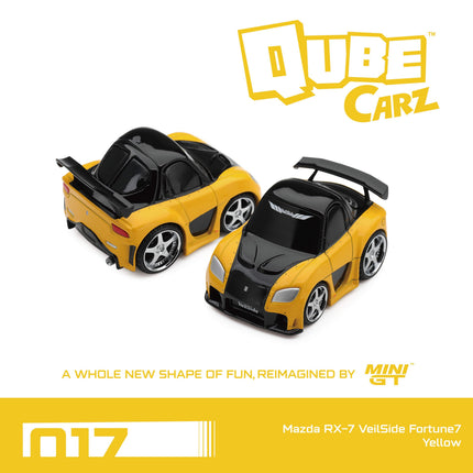 [Pre-Order]  1/64 Mini GT Mazda RX-7 VeilSide Fortune7 Yellow （8.7）