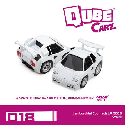 [Pre-Order]  1/64 Mini GT Lamborghini Countach 500S White （8.7）
