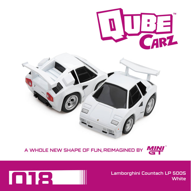 [Pre-Order]  1/64 Mini GT Lamborghini Countach 500S White （8.7）