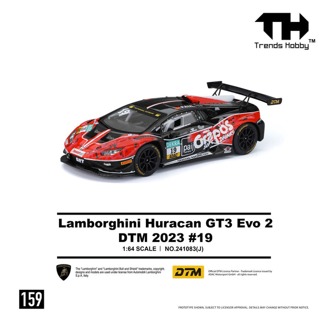 [Pre-Order] Trends Hobby 1:64- Lamborghini Huracan GT3 EVO2 - DTM 2023 #19（9.3）