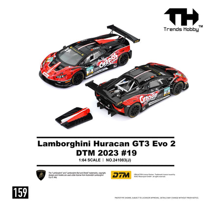 [Pre-Order] Trends Hobby 1:64- Lamborghini Huracan GT3 EVO2 - DTM 2023 #19（9.3）