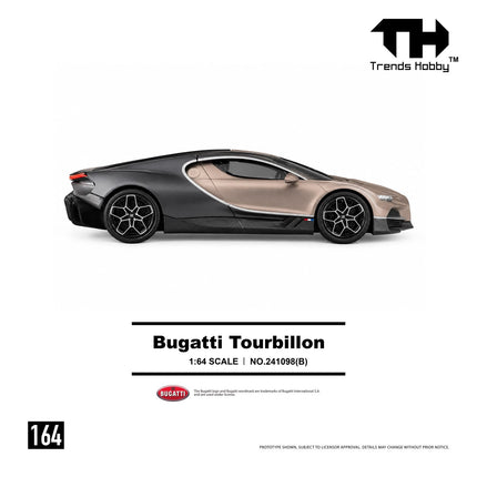 [Pre-Order] Trends Hobby 1:64-  Bugatti Tourbillon - Dore（9.3）