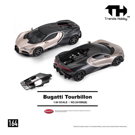[Pre-Order] Trends Hobby 1:64-  Bugatti Tourbillon - Dore（9.3）