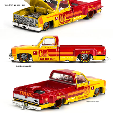 [Pre-Order]  1/64 Mini GT Chevrolet Silverado Dually Kaido Racing Team V1（10.21）
