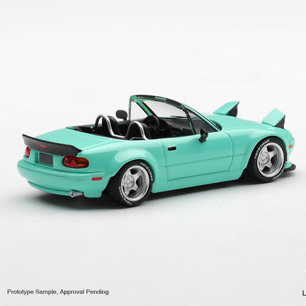 1/64 Mini GT 馬自達 MX-5 NA Pandem 薄荷綠 左駕 合金車仔模型