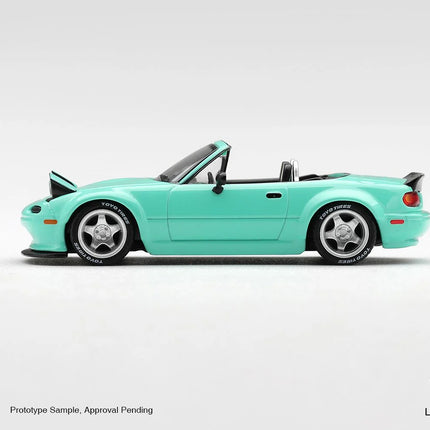 1/64 Mini GT 馬自達 MX-5 NA Pandem 薄荷綠 左駕 合金車仔模型
