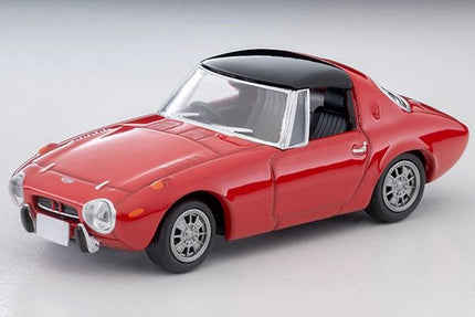 TOMYTEC Diecast Model Car LV-139d 1969 Toyota Sports 800 with 
Custom Wheels (Red)