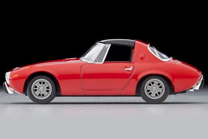 TOMYTEC Diecast Model Car LV-139d 1969 Toyota Sports 800 with 
Custom Wheels (Red)