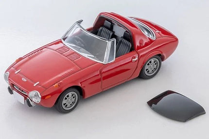 TOMYTEC Diecast Model Car LV-139d 1969 Toyota Sports 800 with 
Custom Wheels (Red)