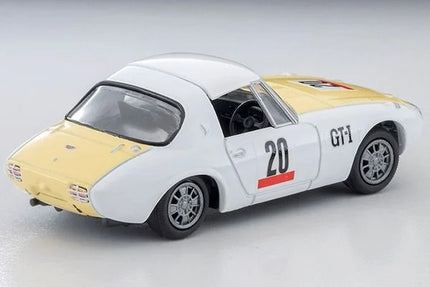 TOMYTEC Diecast Model Car LV-215b 1965 Toyota Sports 800 Custom 
Color (White/Yellow)