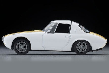 TOMYTEC Diecast Model Car LV-215b 1965 Toyota Sports 800 Custom 
Color (White/Yellow)