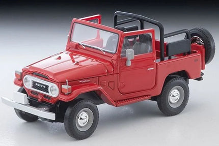 TOMYTEC Diecast Model Car LV-N382a Toyota Land Cruiser 40 Open 
Top US Spec (Red)