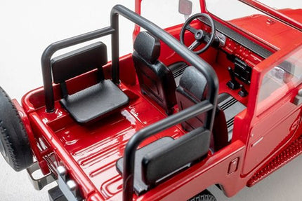 TOMYTEC Diecast Model Car LV-N382a Toyota Land Cruiser 40 Open 
Top US Spec (Red)