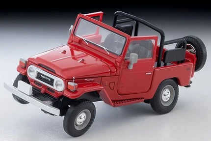 TOMYTEC Diecast Model Car LV-N382a Toyota Land Cruiser 40 Open 
Top US Spec (Red)