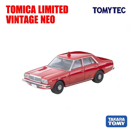 TOMYTEC Diecast Model Car LV-N384a 1978 Nissan Laurel 1800 
Custom Fire Chief Car