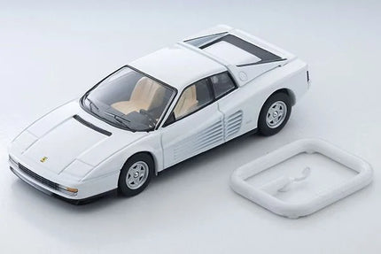 TOMYTEC Diecast Model Car LV-N Ferrari Testarossa Early Model 
(White)