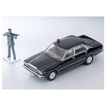 TOMYTEC Diecast Model Car LV-N MS05 SEIBU KEISATSU Nissan 
Laurel with Daimon Figure